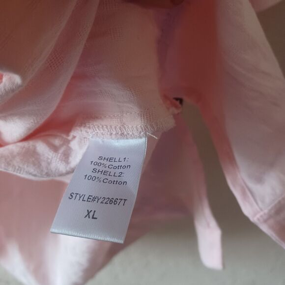 Pomander Place by Tuckernuck Pink Salt Lizzie Coverup Resort wear Tunic Dress XL - Picture 6 of 9